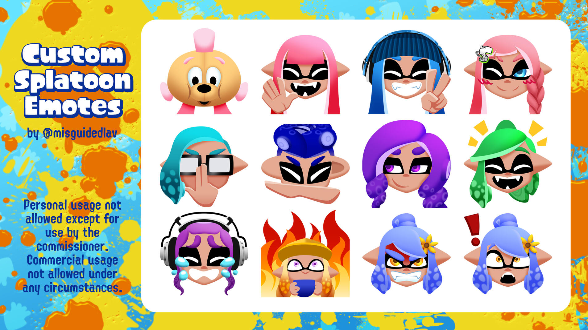 Splatoon Emotes